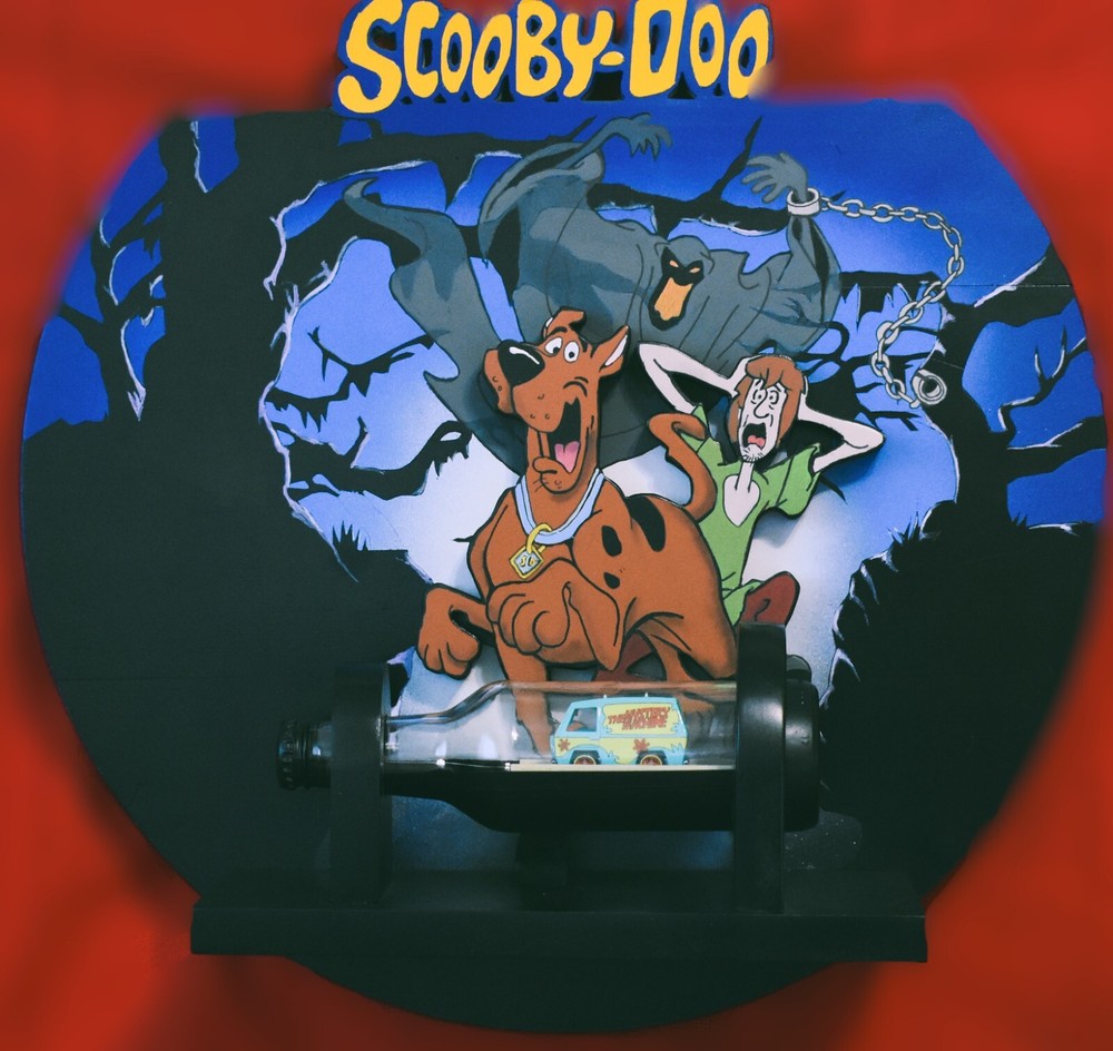 Scooby-Doo 3D Wooden Wall Art with Hot Wheels 1/64 Scale Car