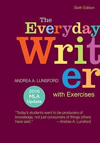 The Everyday Writer with - Spiral-bound, by Lunsford Andrea A. - Acceptable