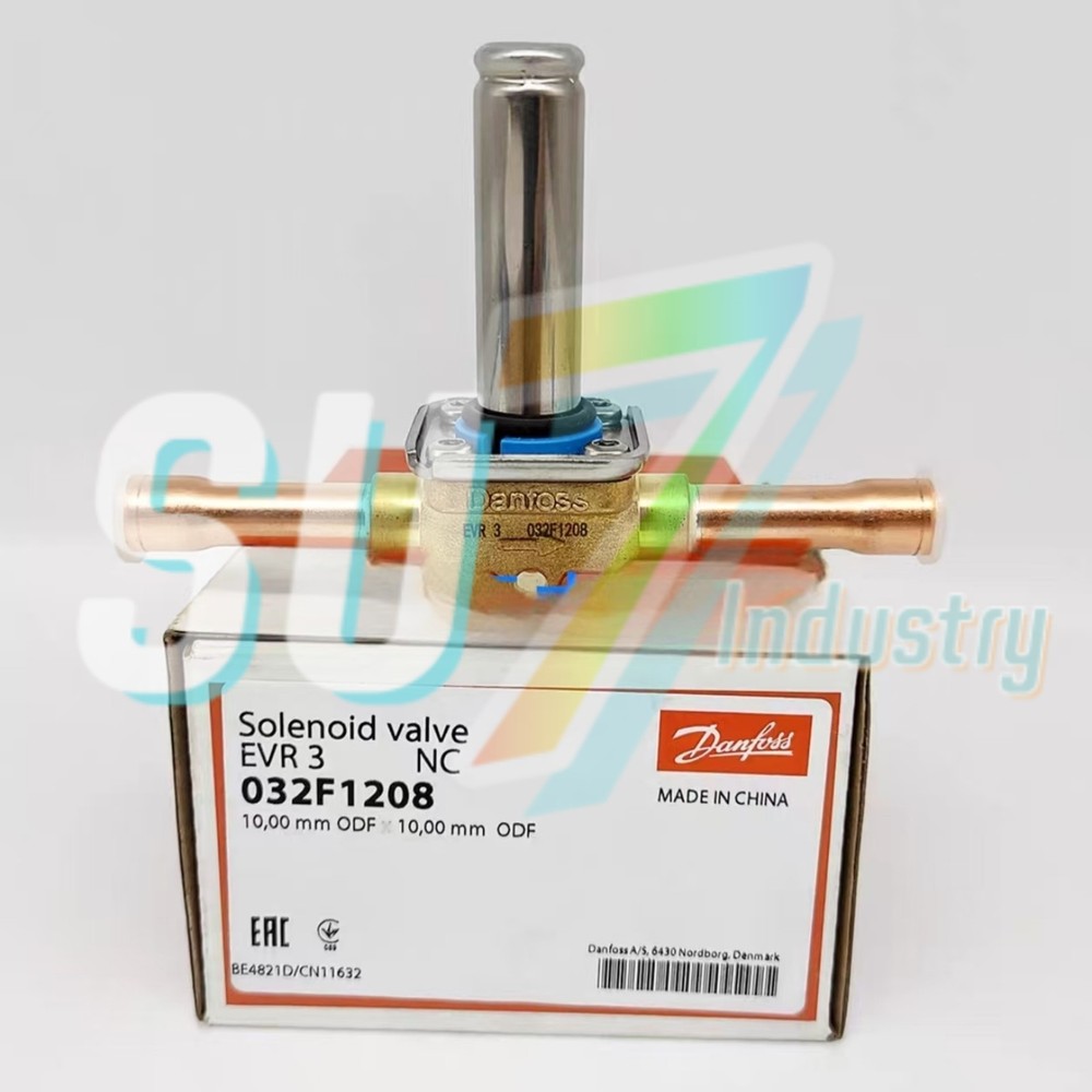 Danfoss 032F1208 EVR3 solenoid valve#1pcs New In Box