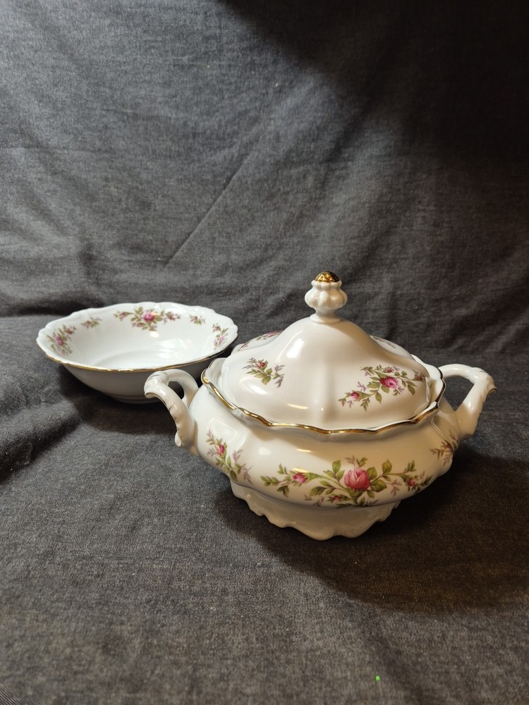 3 Pieces Johann Haviland Moss Rose/Bavaria