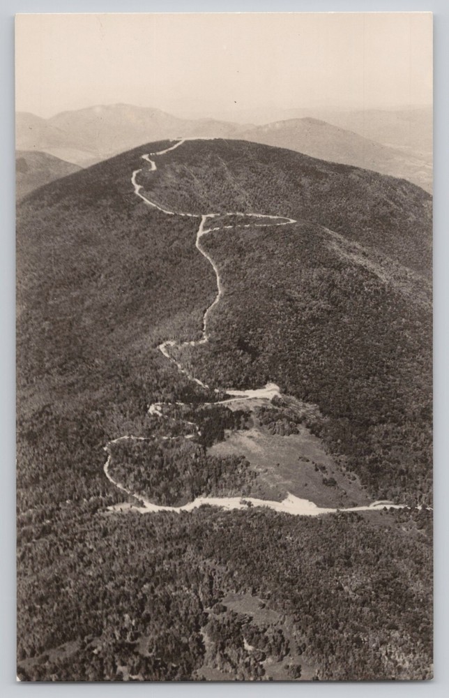 Manchester Vermont RPPC Equinox Sky Line Drive Aerial Real Photo Postcard