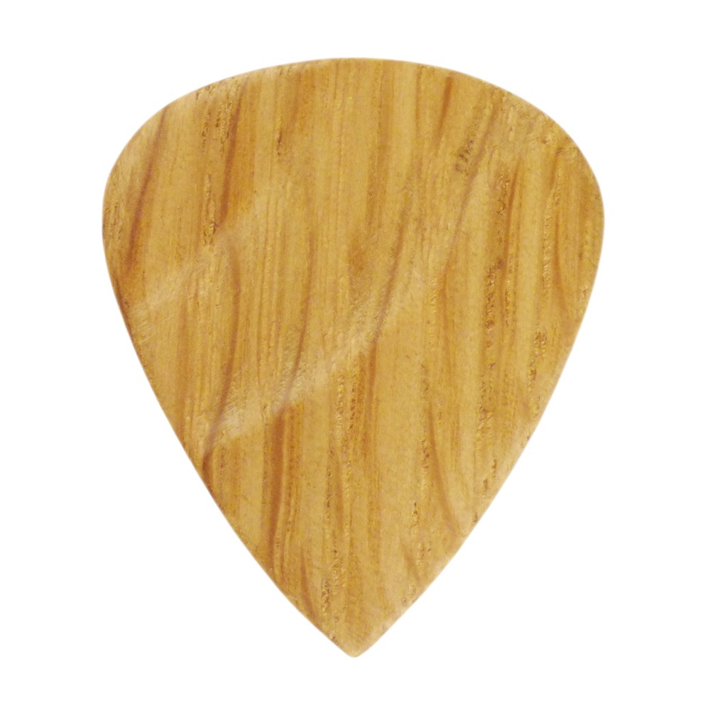 Oak Wood Guitar Pick - 3.0 mm - 351 Groove Shape - Handmade Exotic Plectrum