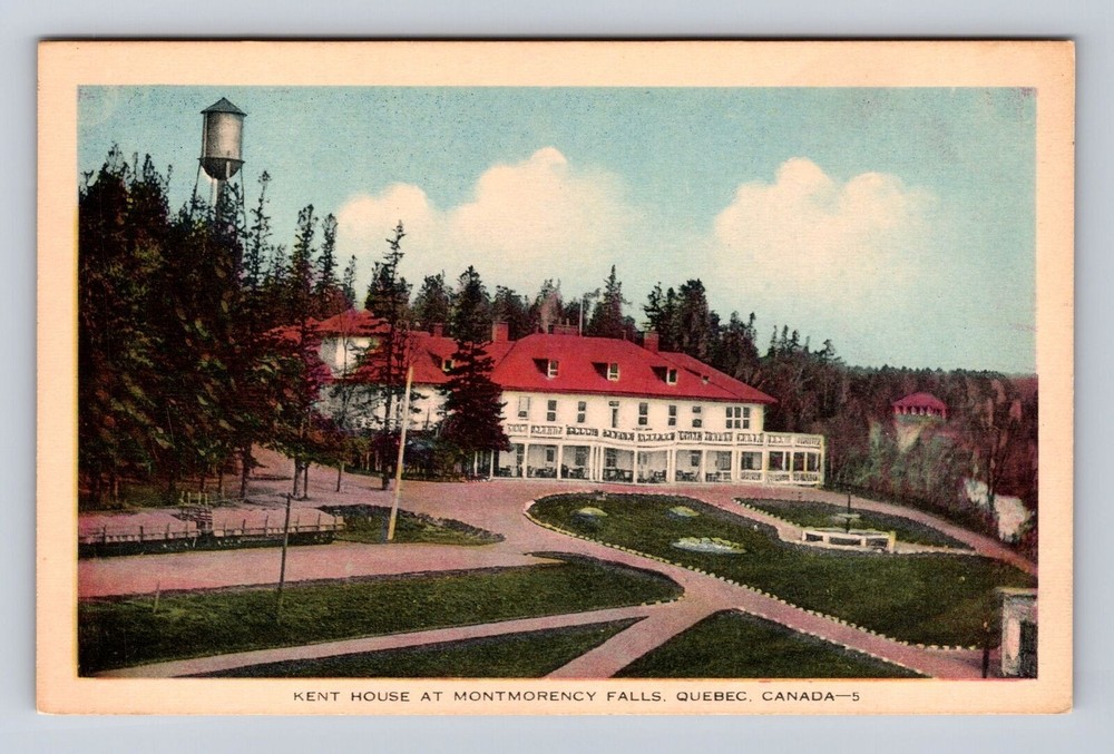 Montmorency Falls Quebec-Canada, Kent House, Advertising, Vintage Postcard