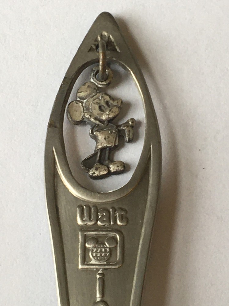 Vintage Mickey Mouse Collectible Souvenir Spoon from Walt Disney World