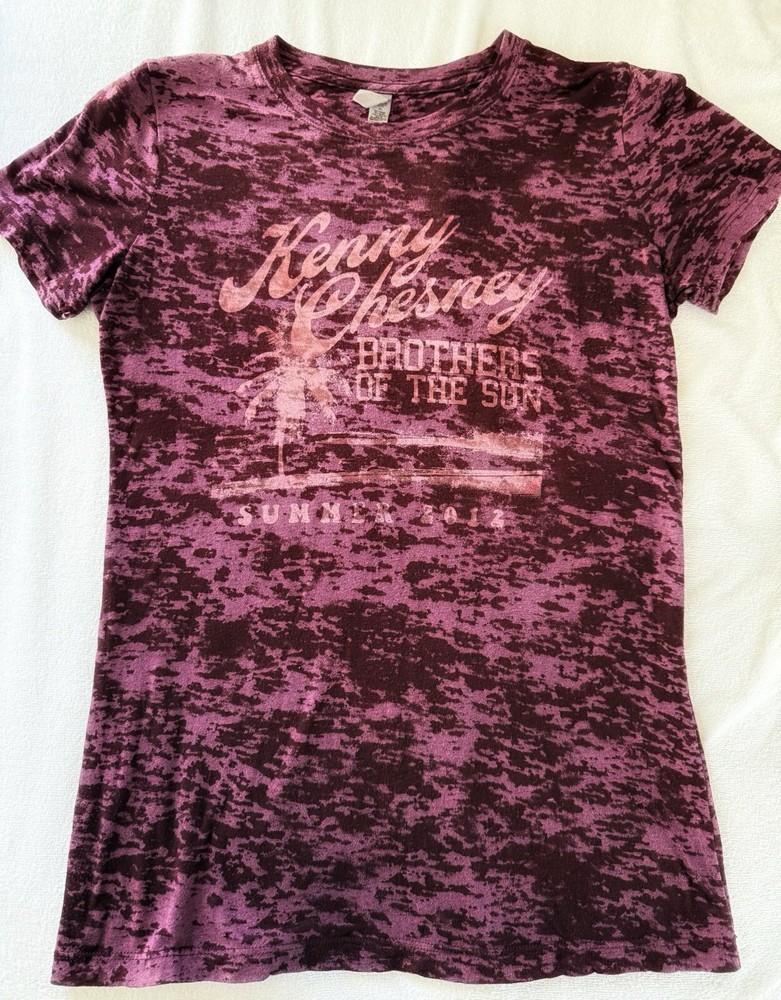 Kenny Chesney Brothers Of The Sun Women’s 2012 Tour Concert T-Shirt XL