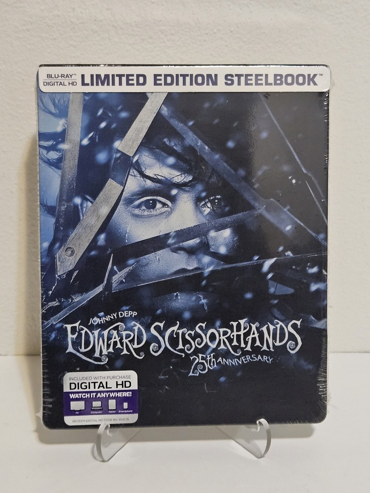 Edward Scissorhands Limited Edition Steelbook 25th Anniversary Blu-ray Sealed