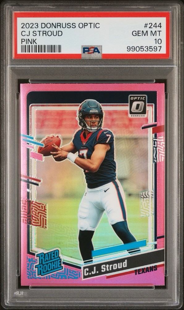 2023 Donruss Optic CJ Stroud Pink PSA 10 🔥🔥🔥🔥