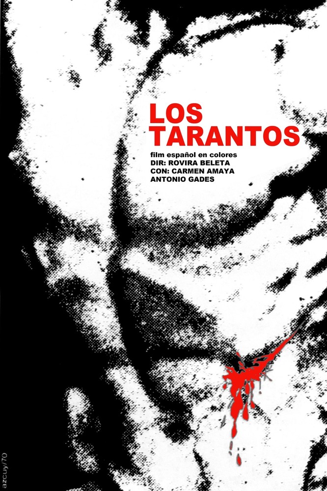 4409.Los tarantos.male torso cut.bleeds.Movie.POSTER.Decoration.Fine Graphic Art