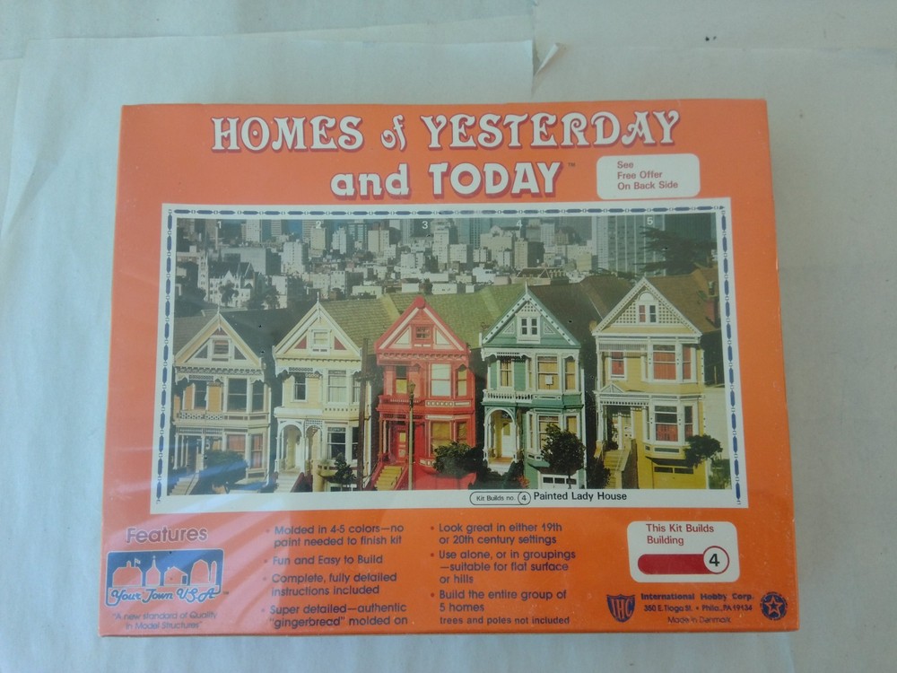 Your Town U.S.A 100-4 HO Scale Painted Lady House