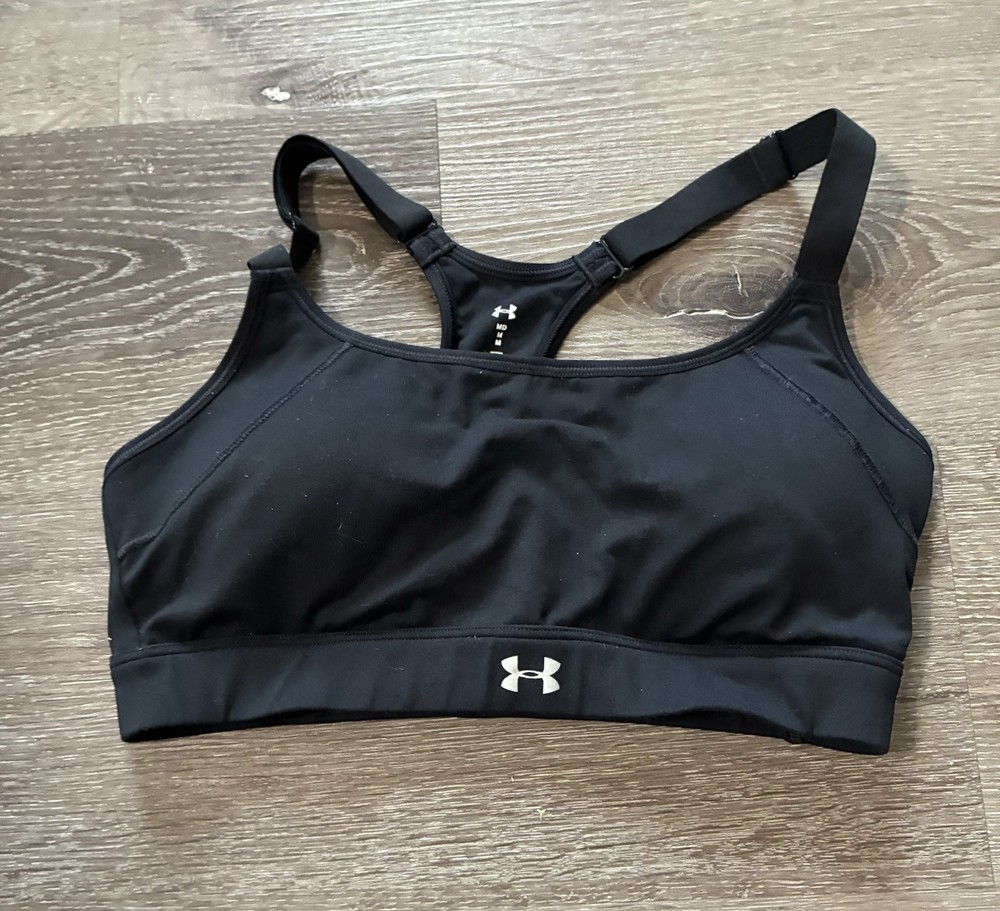 Under Armor Women’s Black Sports Bra Size Medium