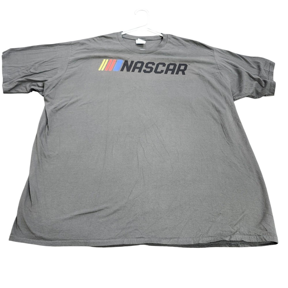 Port & Company NASCAR Graphic T-Shirt Charcoal Gray Mens 3XL Fan Favorite Racing
