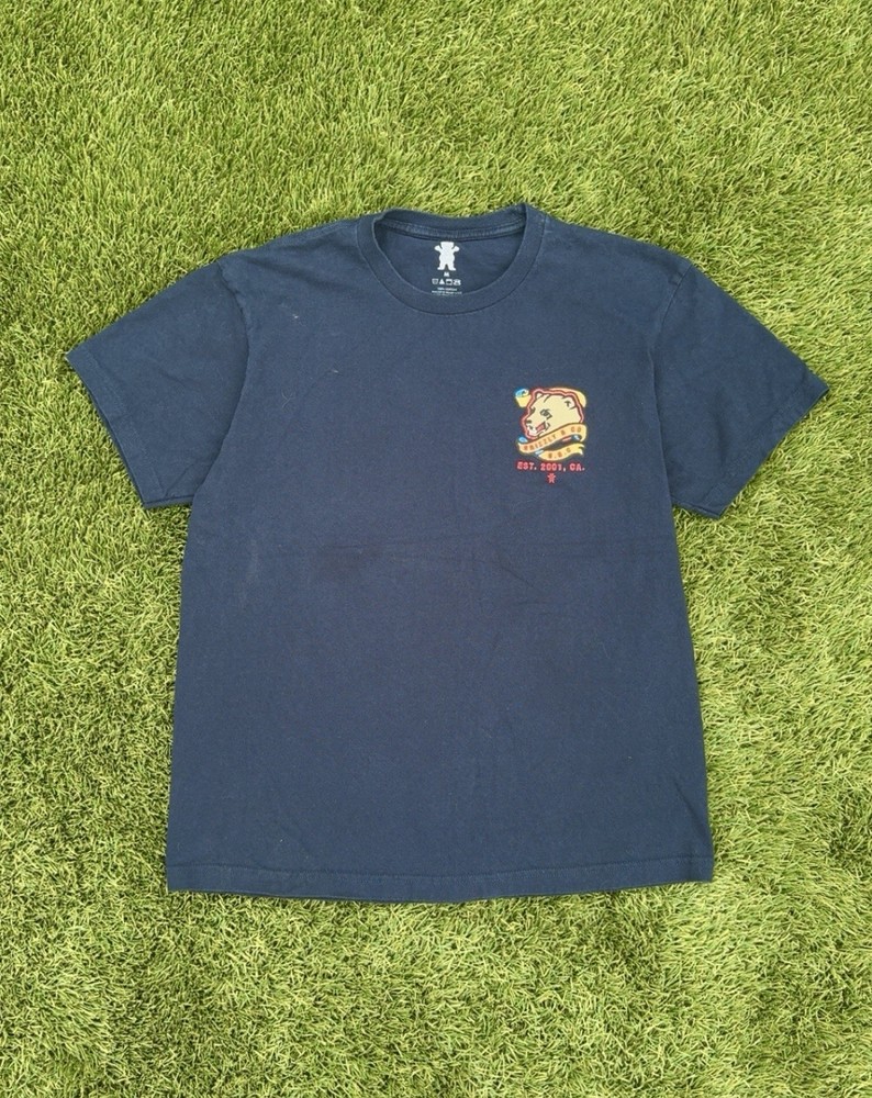 Grizzly Grip Tape Black T-Shirt Bear Logo Since 2001 Men’s Size M