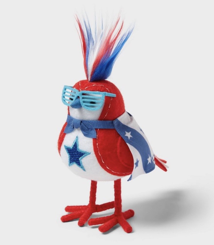 Target Sun Squad 2025 ~ HERO ~ Red White Blue Cape Summer Featherly Friends Bird