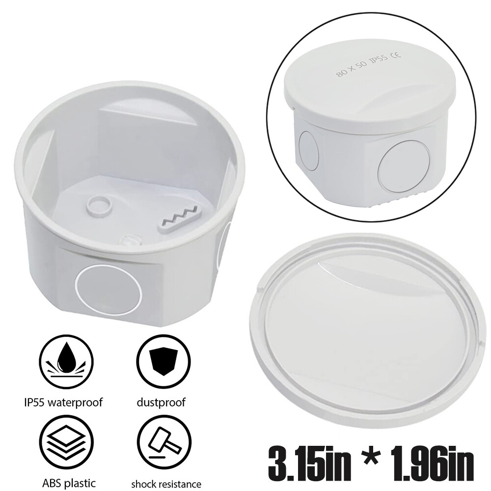 Plastic Electrical Enclosure Wall Mount Project Case Reversed Holes Waterproof