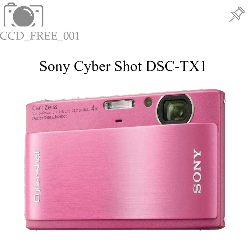 Sony Cyber Shot DSC-TX1 Digital Camera 10.2MP 4x Optical Zoom Pink Auto Focus