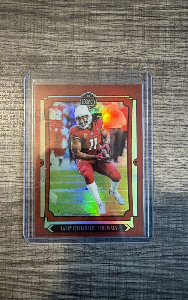 2019 Panini Legacy - Larry Fitzgerald #2 Premium Edition Ruby Prizm /100
