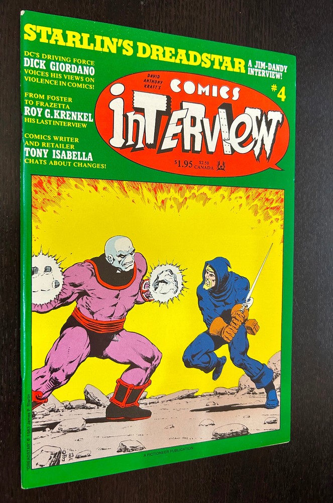 COMICS INTERVIEW #4 (Fictioneers 1983) -- Jim Starlin Dreadstar -- VF/NM