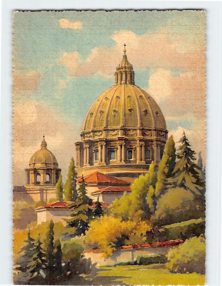Postcard St. Peter's Cupola Vatican