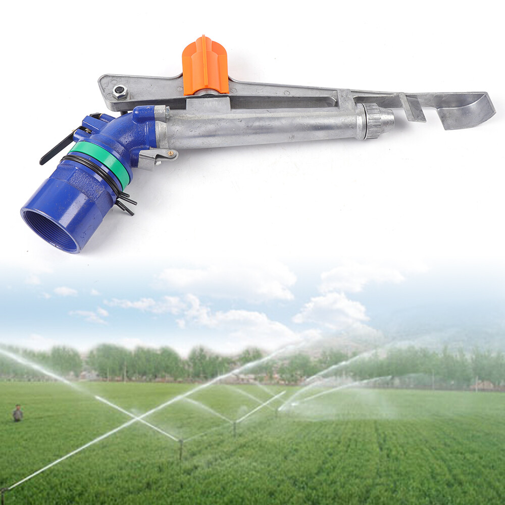 2Inch360°Large-Area Garden Farm Irrigation Sprinkler Watering Spray Gun 65-80m