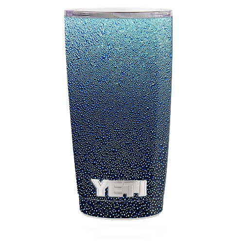 Skin Decal for Yeti 20 oz Rambler Tumbler Cup / Droplets