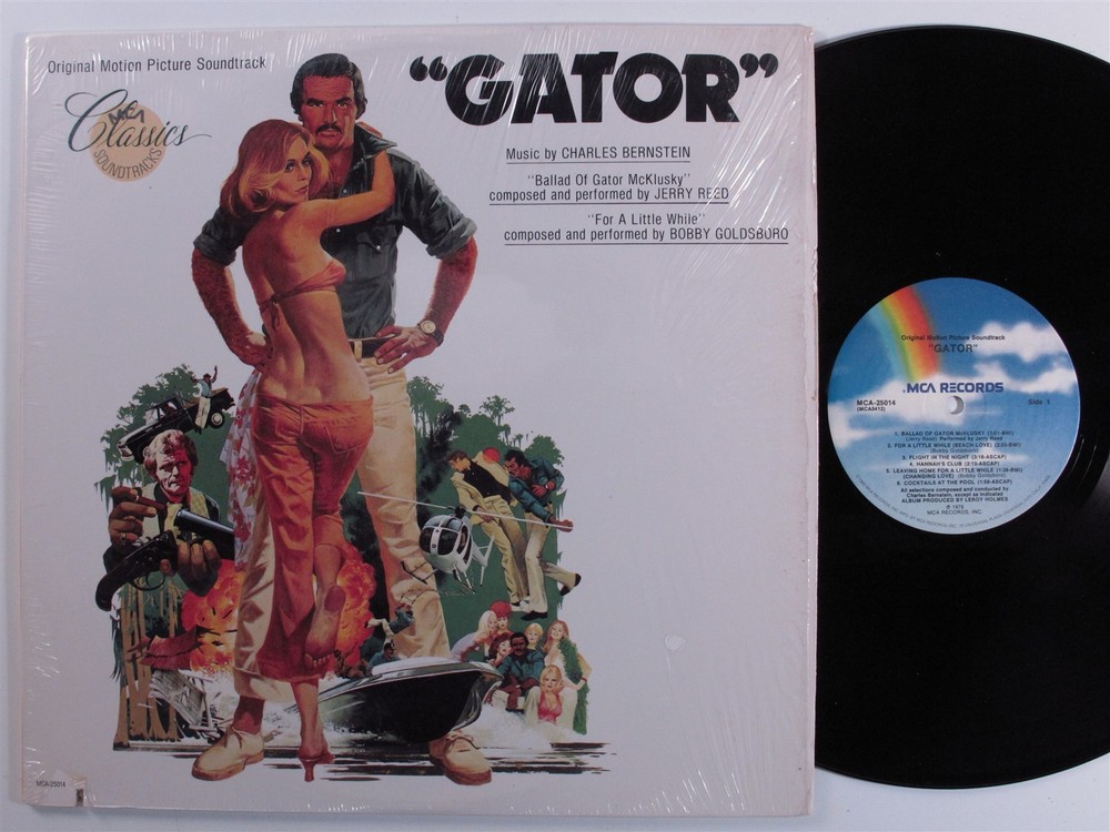 GATOR OST Charles Bernstein MCA LP VG++ SHRINK c