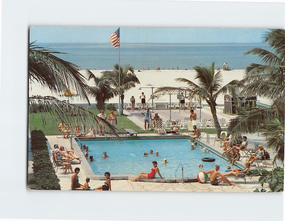 Postcard The Edward James Resort Hotel Saint St. Petersburg Florida USA