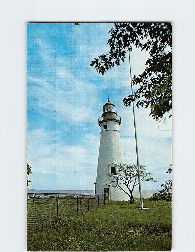 Postcard Marblehead Lighthouse Lake Erie Ohio USA
