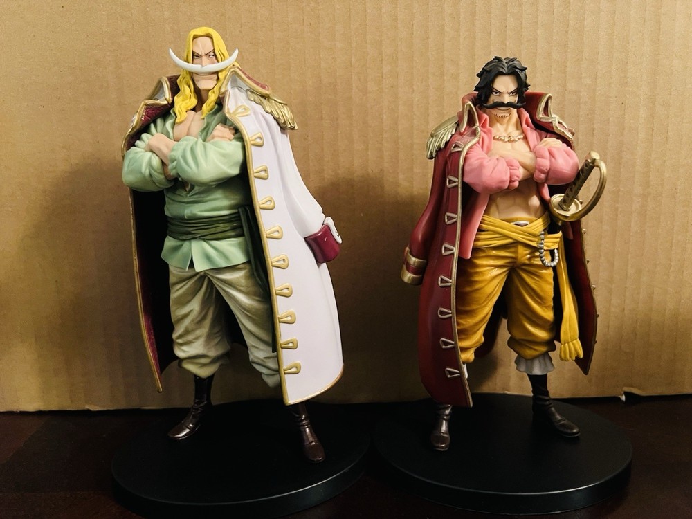 Whitebeard & Gol. D. Roger Set Of 2 Grandline Men Banpresto One Piece Figures