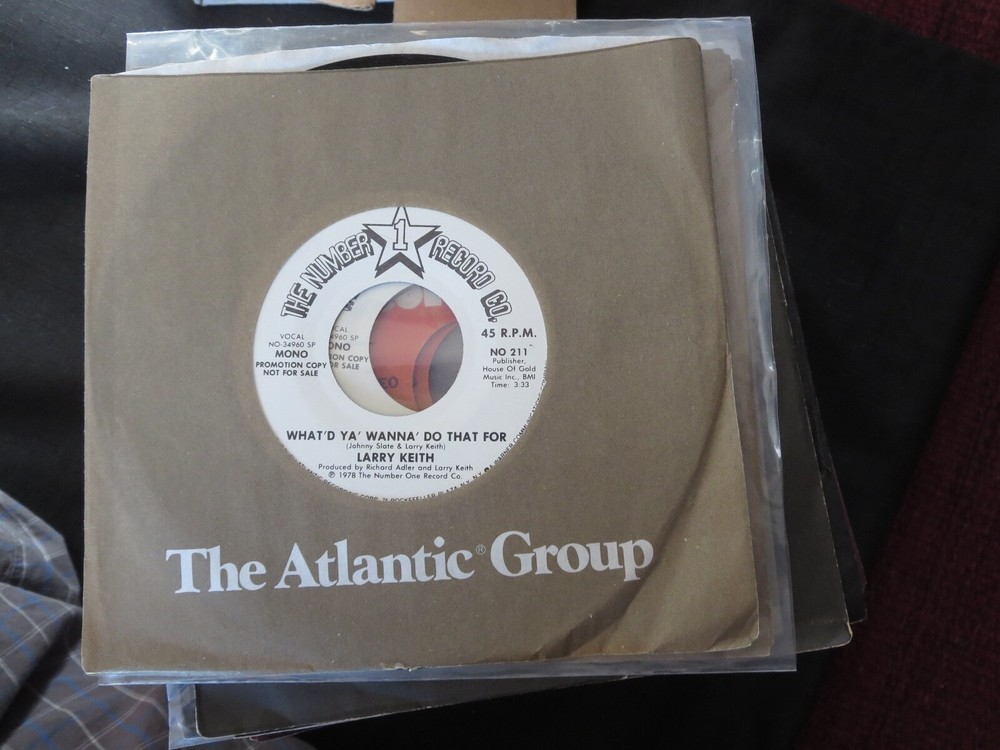 LARRY KEITH - What'd Ya' Wanna' Do That PROMO Unplayed Old Stock