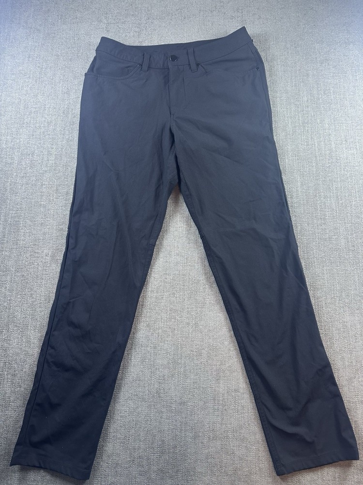 Lululemon ABC Pants Men’s 30x31 Black Golf Casual Straight Stretch pockets