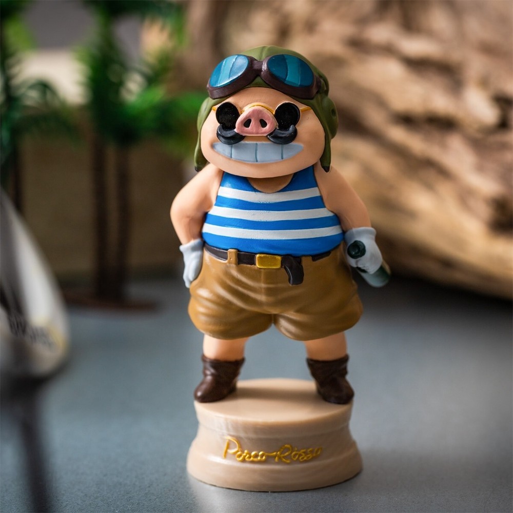 Japan Studio Ghibli Porco Rosso Bubble Head Figure Mini 