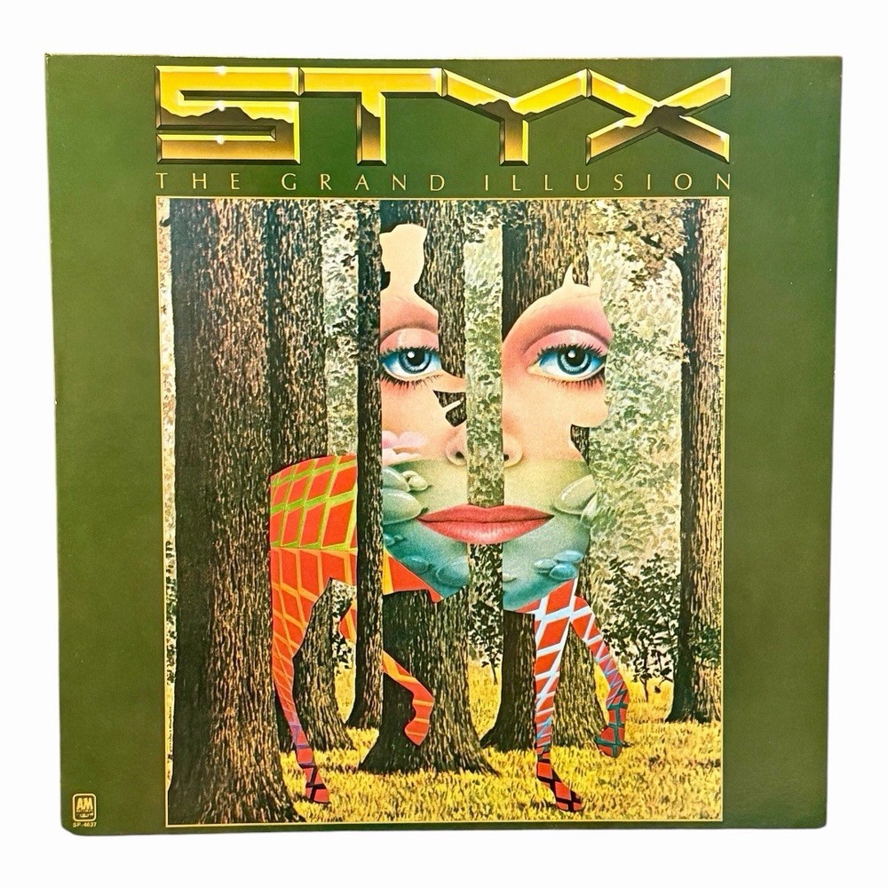 Styx The Grand Illusion LP Vinyl Album 1977 A&M Records SP-4637 Classic Rock