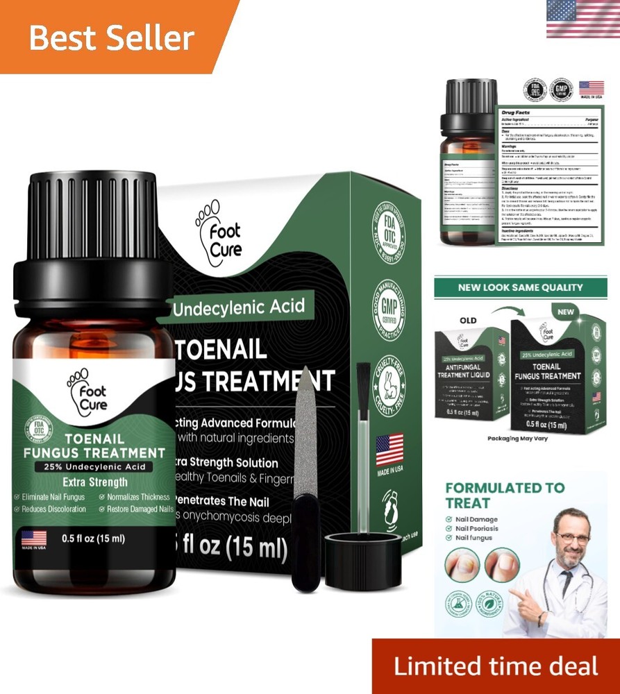 Advanced Toenail Softener with Oregano & Tea Tree Oil - 0.5 Fl Oz Treatment