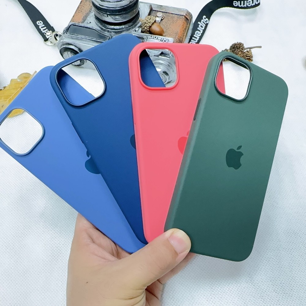 New for iPhone 15 Pro Max15 Pro15 Plus 15 Original Silicone Phone Case Mag Safe