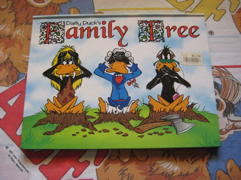 Daffy Ducks Family Tree pop up book 1996