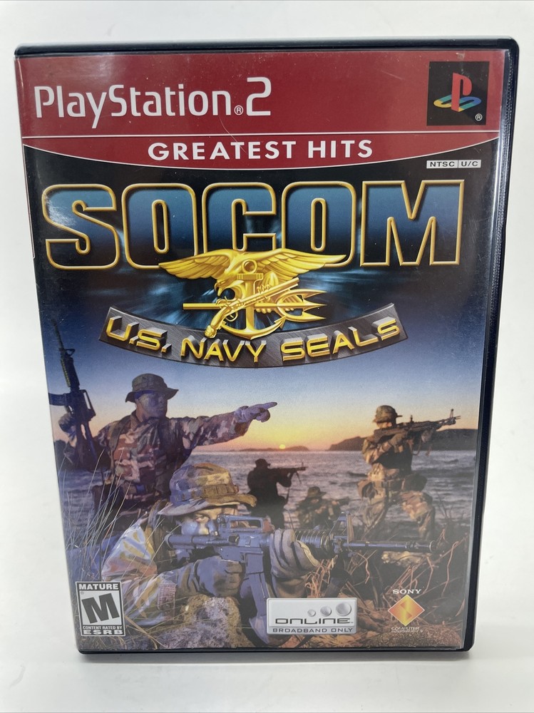 SOCOM US Navy SEALs PS2 2003 Greatest Hits Edition SCUS 97230
