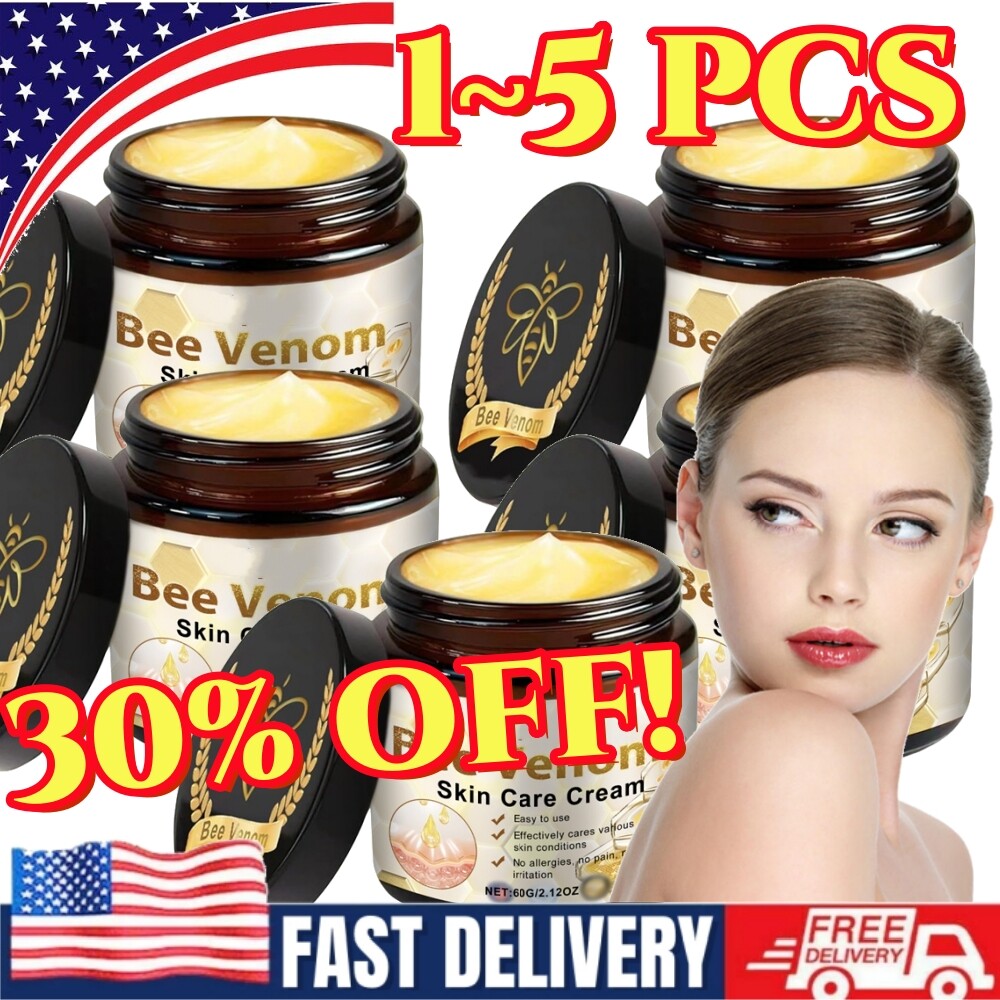 1-5PCS Bee Venom All-Body Skin Treatment Cream for Powerful Results