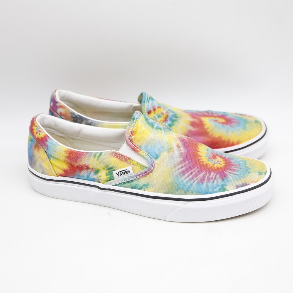 VANS Of the Wall Tie Dye Slip On Shoes Men’s 8 Women’s 9.5 Multicolor Canvas