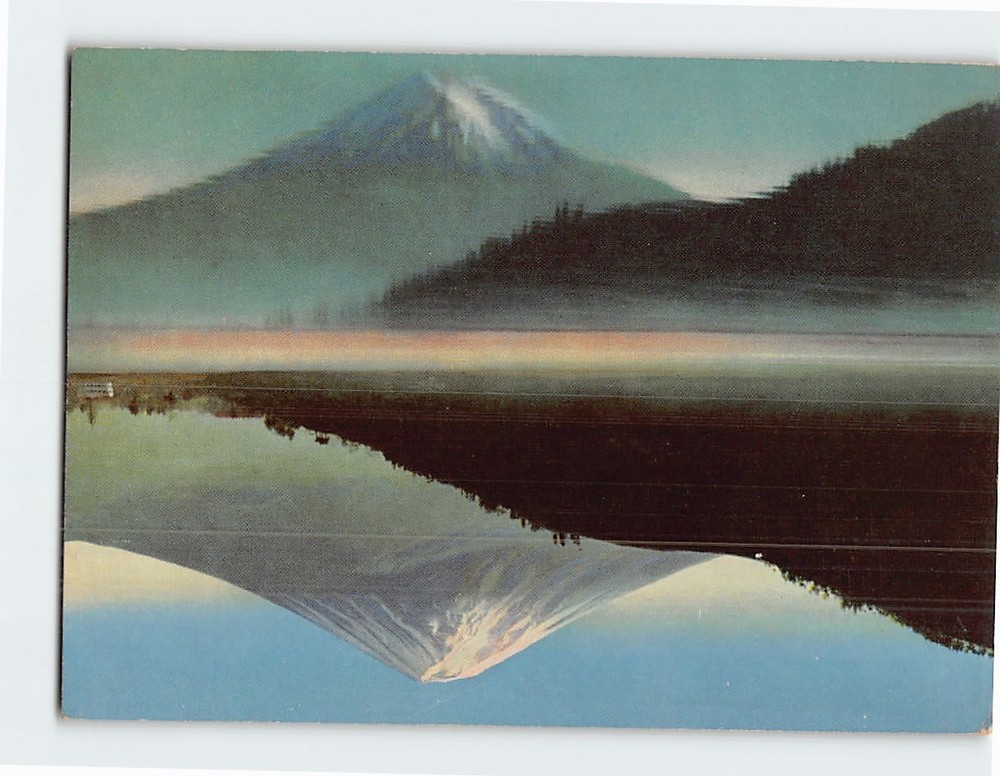 Postcard Mt. Fuji & Lake Kawaguchi Japan