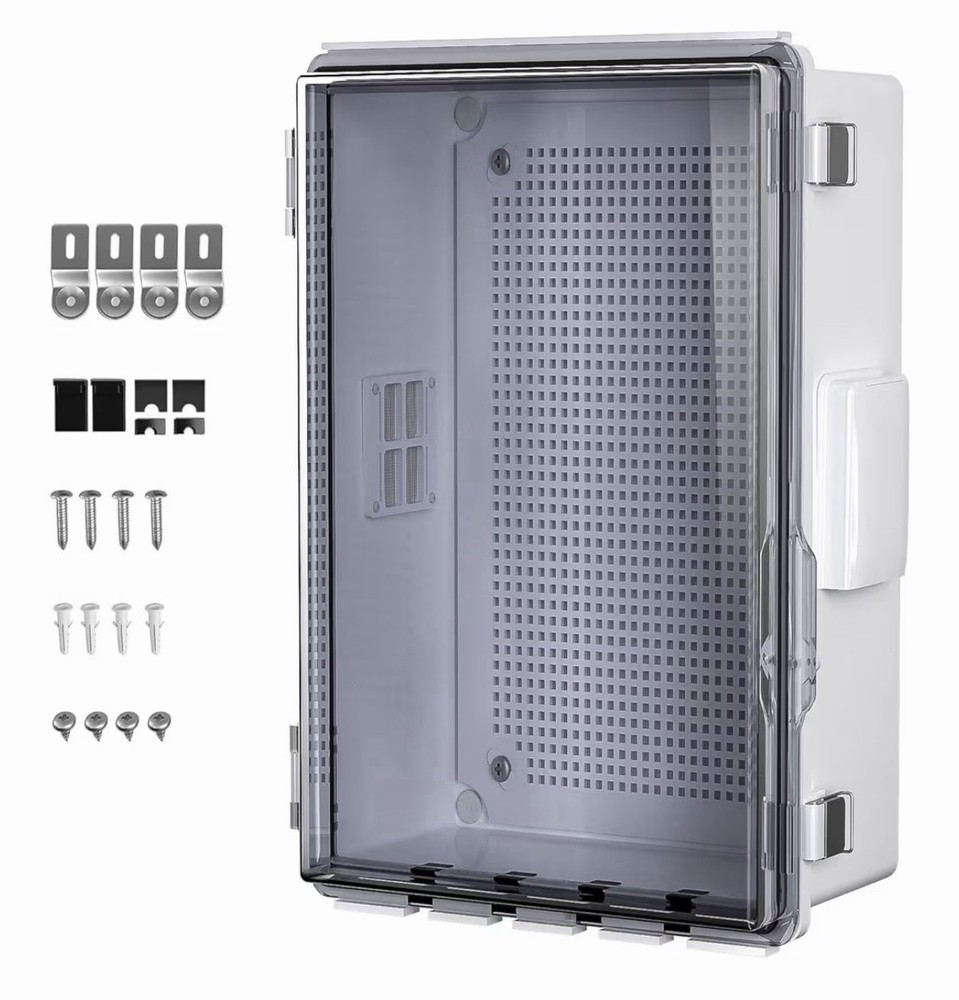 ABS Electrical Junction Box, Ventilated Design, Cable Grommets, IP65 Waterproof-image