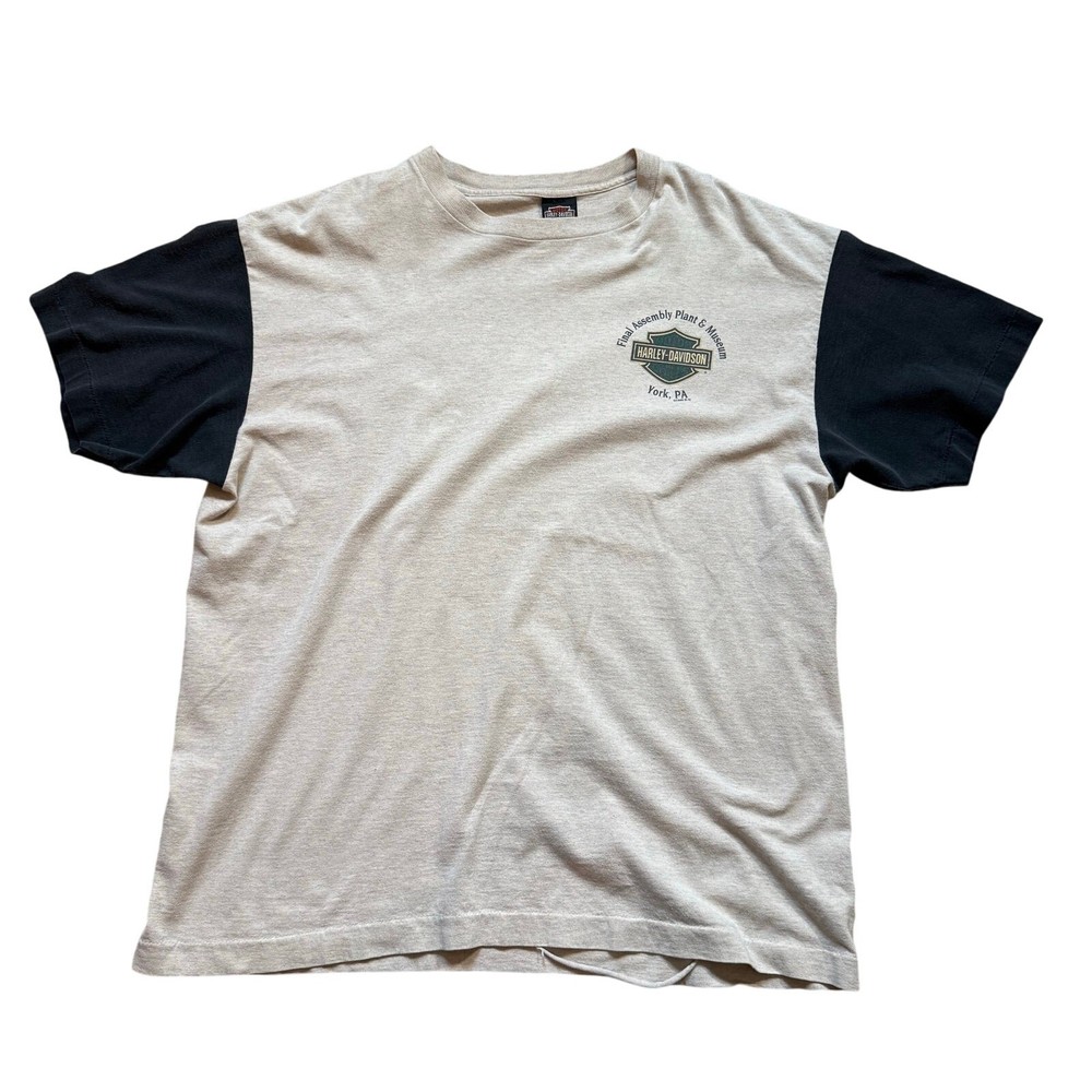 Vintage 90’s Harley Davidson Two Tone Tee XL
