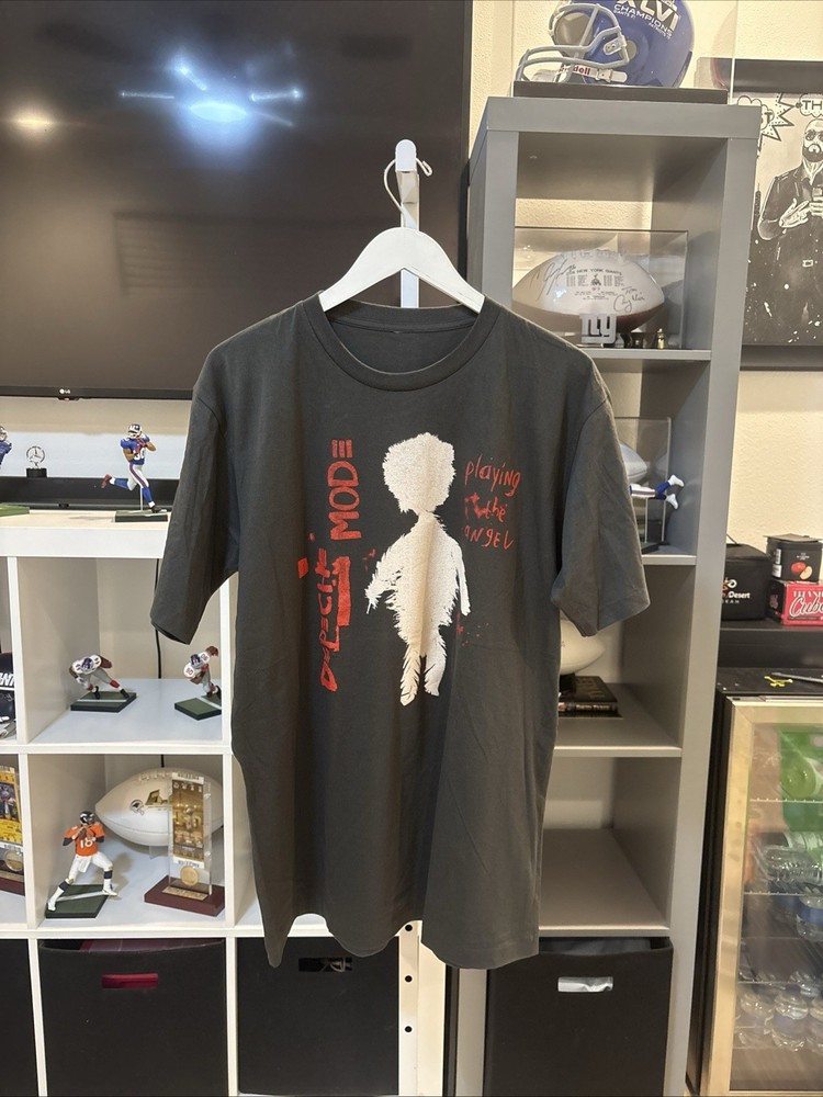 *RARE* Vintage 90s Single Stitch Depeche Mode Playing The Angel Band BOOT Tee
