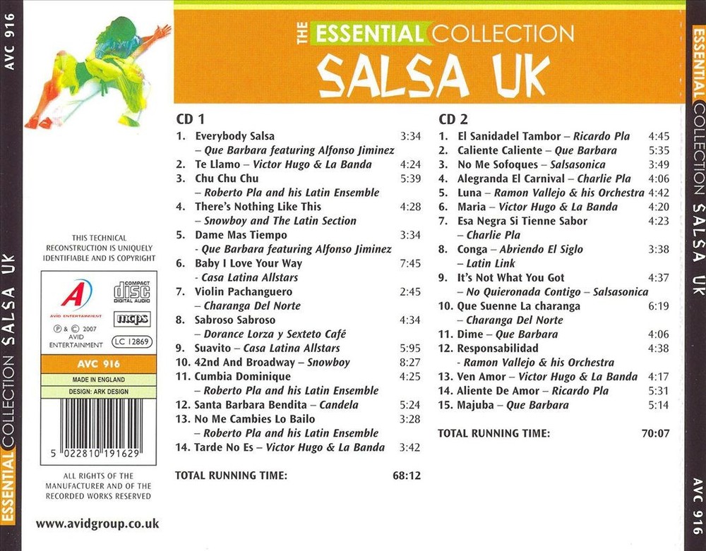 Various Artists Salsa Uk New Cd