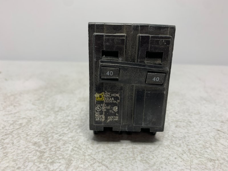 Square D HOM240 Circuit Breaker 40A 120/240V 2-Pole