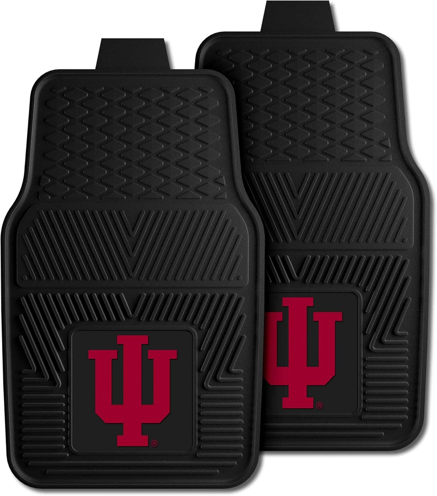 Indiana Hoosiers 2-Piece Heavy Duty Vinyl Car Mats for Front Row