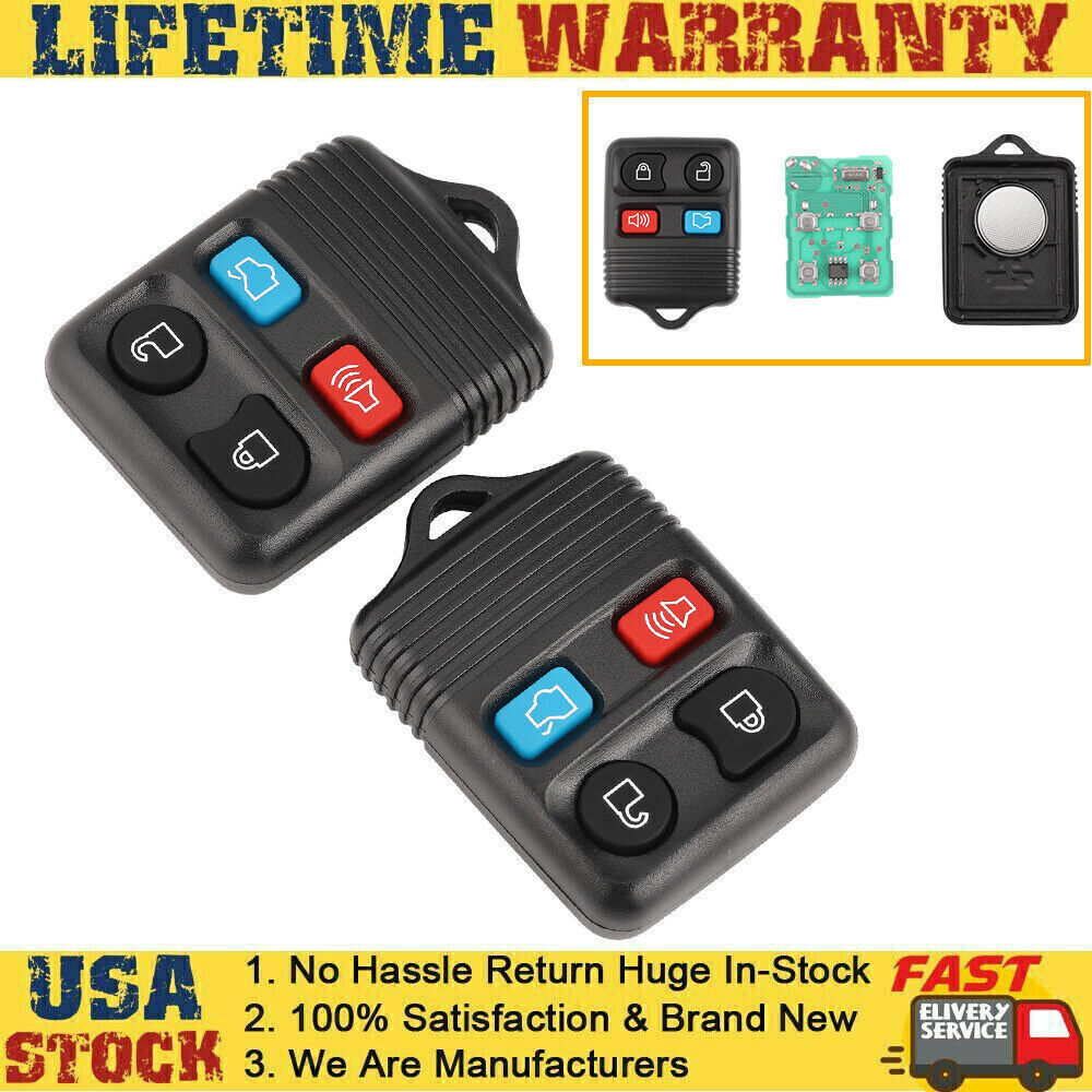 2xKeyless Entry Remote Control Car Key Fob Clicker Transmitter For Ford Explore