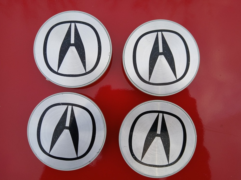 ACURA Set Of 4 Silver Wheel Center Caps 69MM - Satisfaction Guaranteed