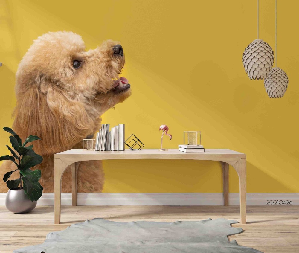 3D Dog Animal Close-up Wall Murals Wallpaper Murals Wall Sticker 5