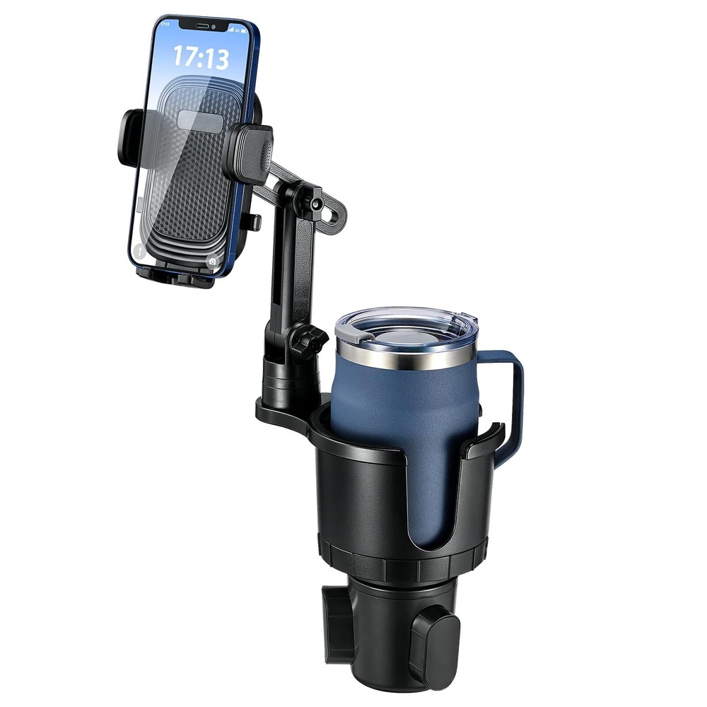 Cup Holder Phone Mount for Car,Upgraded 2 in 1 Car Cup Phone Holder Expander ...
