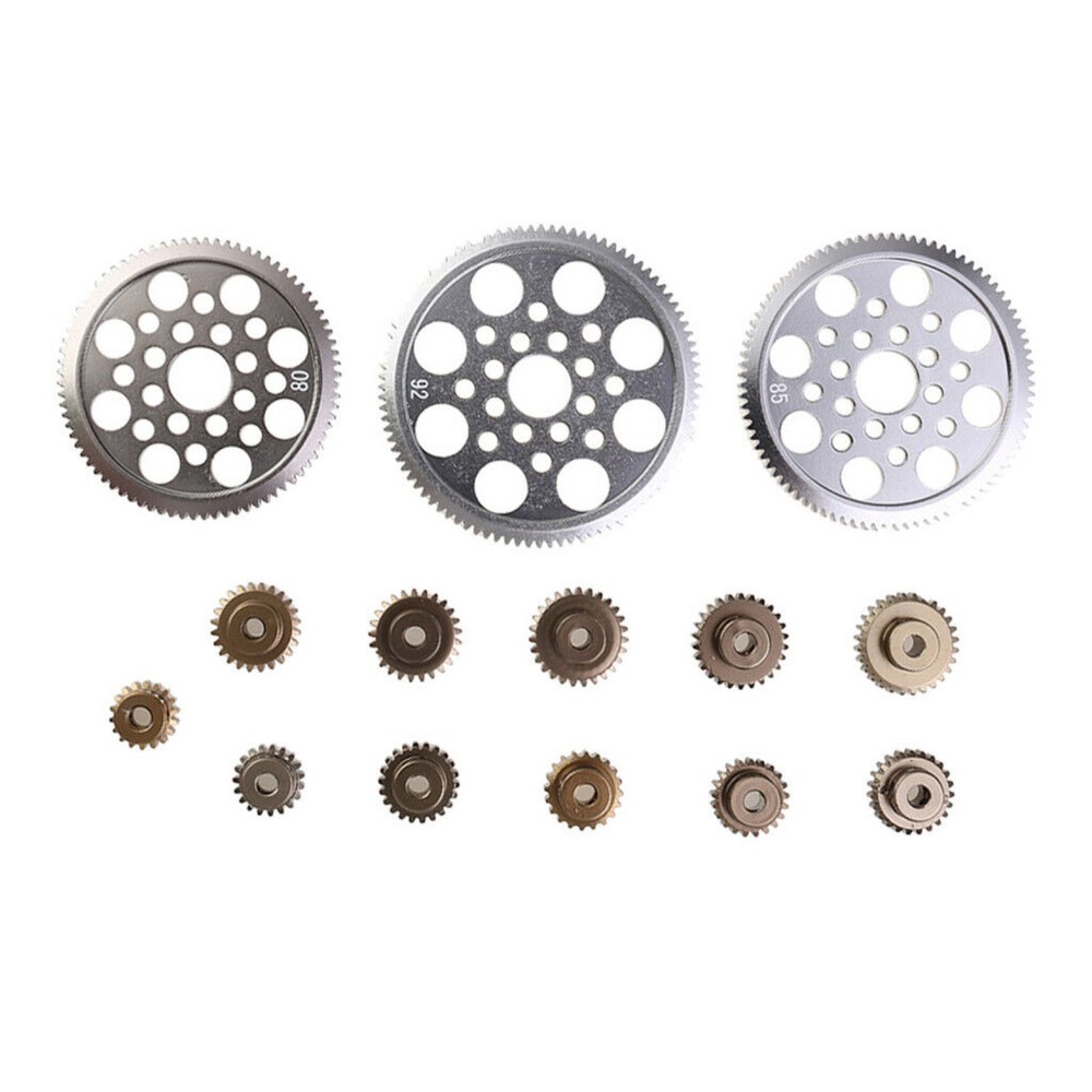 14Pcs Alloy Pinion Gear Set for Sakura CS S XIS D4 1/10 RC Car Upgrades